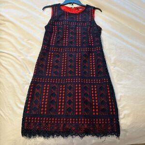 Tommy Hilfiger Navy blue and Red work Dress size 4
